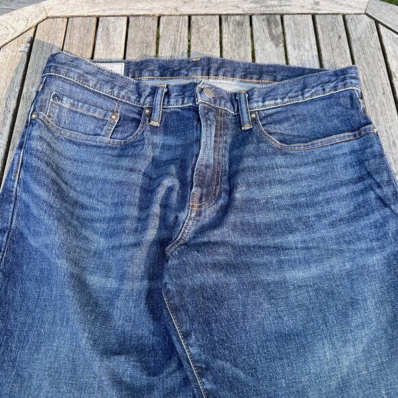 GAP Mens Slim Fit Blue Denim Jeans Size 33x30 Classic Casual Pants 5 Pocket - Picture 2 of 7